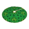 thumbnail image 2 of Bingfone Christmas Tree Skirt Mat Christmas Decoration Interior 30"-St Patrick'S Day5, 2 of 8