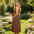 thumbnail image 6 of LIaqionyy Women's Maternity Dress Summer Spaghetti Strap Sleeveless Pregnancy Casual Flowy Maxi Dresses Sundress Clothes, 6 of 7