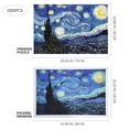 thumbnail image 3 of TOYANDONA Starry Night Jigsaw 1000 Pieces Jigsaw Puzzle for Fun Oil Painting Jigsaw for Adult without Frame (Colorful), 3 of 3