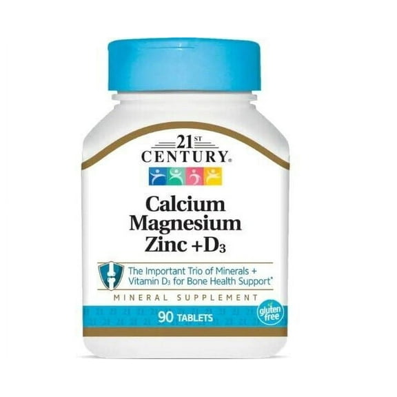 21 St Century Cal cium Magnesium Zinc   D3 90 Tabs