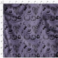 thumbnail image 4 of Soimoi Georgette Viscose Fabric Mix Fruits Print Sewing Fabric Yard 42 Inch Wide, 4 of 6