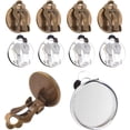 thumbnail image 1 of Clip Earring Converters, 20 Pieces (10 Pair) Flat Round Earring Trays 12mm Earring Cabochon Setting Converter for Non Pierced Ears Earring Making - Silver and Bronze, 1 of 5