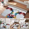 thumbnail image 6 of 2x3 Washable Entryway Rug, Colorful Cow Non-Slip Area Rug for Front Door Kitchen Bathroom, Rustic Animal Indoor Floor Mat for Home Decor, 6 of 9