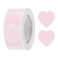 thumbnail image 1 of Corazón Forma Pegatina 1 Pulgadas Autoadhesivo Amor Etiqueta Corazón Decoraciones para Sobre, San Valentín Día, Boda Fiesta, Claro Rosa 500uds, 1 of 7
