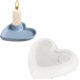 thumbnail image 1 of Molde de silicona para portavelas, molde de amor para portavelas, moldes de silicona con forma de corazón, resina epoxi para portavelas., 1 of 5