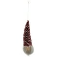 thumbnail image 6 of Northlight 8" Lighted Red, White and Gray Knit Gnome Head Christmas Ornament, 6 of 8