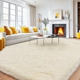 thumbnail image 6 of Shag Area Rug, Soft Fluffy Area Rugs for Living Room Bedroom Decor Carpet, Light Gray, 6 of 9