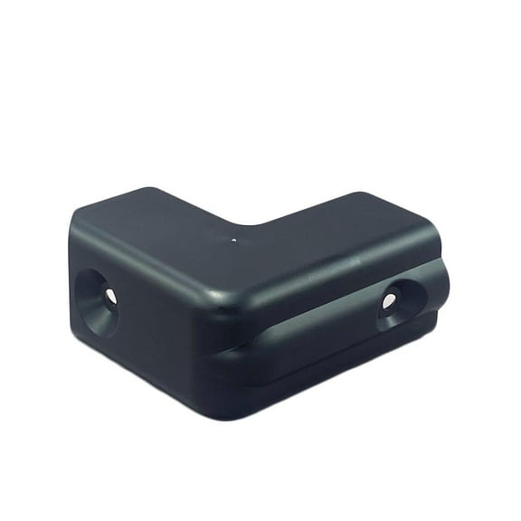 B&B Molders Top Rear Right Corner Cap, 90 Degree, Black