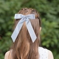 thumbnail image 3 of Hair Ribbon Bows For Women Satin Bow Hair Clip With Long Tail Bowknot Hair Barrettes For Girls Ribbon Hair Ties Accessories, 3 of 3