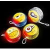 2" Flashing Emoticon Emoji Smile Face Yoyo Assortment 12 Pack, 1 Dozen