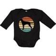 thumbnail image 3 of Inktastic Vizsla Dog Retro Sunset Boys or Girls Long Sleeve Baby Bodysuit, 3 of 5