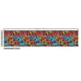 thumbnail image 3 of Ambesonne Nature Art Fabric by the Yard Upholstery, Ornate Garden Blooms, 5 Yards, Multicolor, 3 of 5