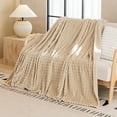 thumbnail image 1 of Tyidzon Bedding Imitation Rabbit Fleece Blanket Double Layer Thickened Solid Color Face Blanket Office Nap Blanket, 1 of 6