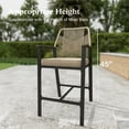 thumbnail image 4 of Sophia & William 2Pcs Outdoor Patio Bar Stools Wicker Rattan Counter Height Chairs, 4 of 7