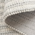 thumbnail image 5 of SAFAVIEH Manhattan Orlando Solid Runner Rug, Ivory/Grey, 2'3" x 8', 5 of 10