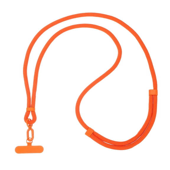 Uxcell Phone Lanyard (Orange) -  Adjustable Crossbody Neck Strap Cellphone Wrist Strap with Tether Tab, Fits Women Men Smartphones