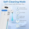 thumbnail image 3 of Dispensador de jabón automático sin contacto, 420 ml (14,2 oz) para baño y cocina, con 4 niveles de volumen, recargable por USB, antiobstrucciones, gran capacidad, color blanco, 3 of 5