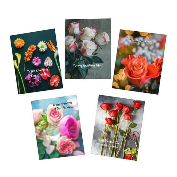 Special Heartfelt Echoes: Mother's Day Cards with Purpose, Mother's Day Greeting Cards (5-Pack)