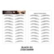 thumbnail image 3 of Black9Eyebrow Tattoo Sticker Cejas postizas a prueba de agua 7 días de larga duración 6d Kit de cejas, 3 of 5