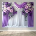 thumbnail image 2 of Tapiz para colgar en la pared, elegantes tapices florales, 150 x 130 cm, 2 of 3