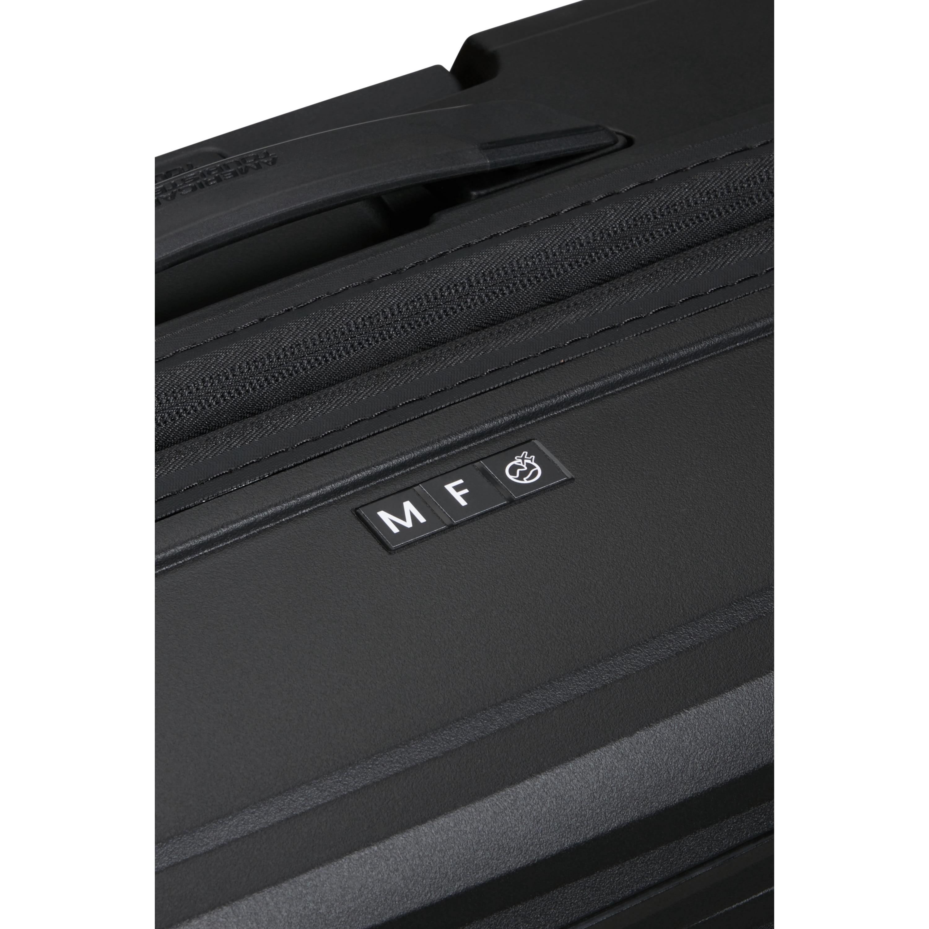 American Tourister Fastforward Hardside Large Checked Suitcase with Spinner Wheels - Flash Black