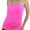 Neon Pink, variant on ToBeInStyle Women's Seamless Solid Print Tube Top