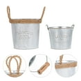 thumbnail image 2 of Flower Bucket Iron 2Pack 4.72x4.72x4.52in, 2 of 7
