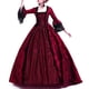 thumbnail image 4 of Gibobby Vestidos de fiesta Vestido de fiesta princesa Cosplay Lace Retro Mujer vestido de mujer(Vino, XXXL), 4 of 5