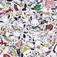 thumbnail image 3 of Sanrio-pegatina de Anime de dibujos animados, tarjeta de grafiti bonita, portátil, Manual, taza, caja de regalo decorativa, pegatina, regalo de cumpleaños y Navidad, 60/120 Uds., 3 of 4