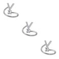 thumbnail image 4 of Guardurnaity Anillo abierto con letras mayúsculas, anillos chapados en diamantes de imitación portátiles, compras, maquillaje, joyería, Type1 NO1, 4 of 6
