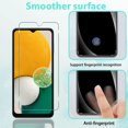 thumbnail image 4 of CHL-Soft Protecteur d'Écran pour Samsung Galaxy A13 5G/A04s, Lot de 3 Film Flexible HD Couverture Complète Compatible avec Étui Anti-Bulles Sensible au Toucher Installation Facile Anti-Rayures pour A13 4G/5G, 4 of 4