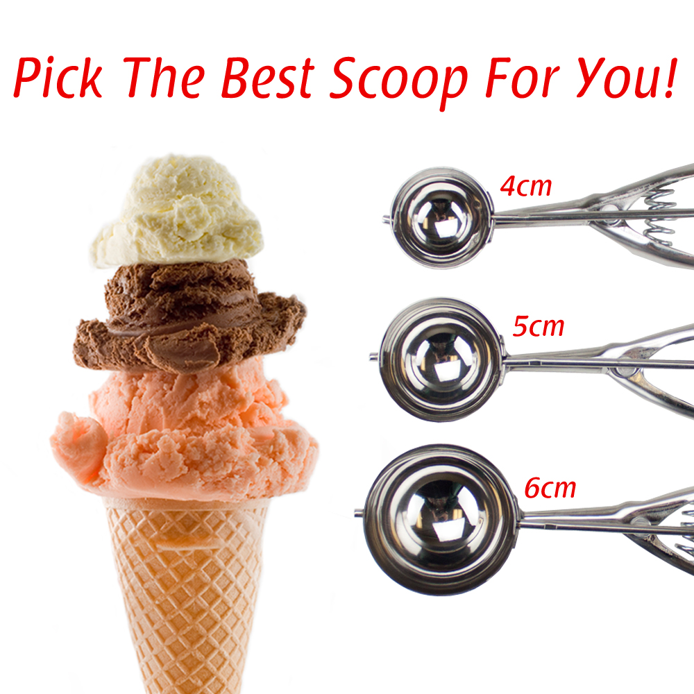 6cm Stainless Steel Mechanical Ice Cream Scoop, 1 each - Kroger