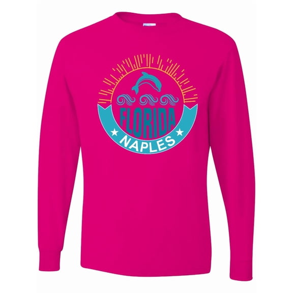Inktastic Naples Florida Beach Vacation Long Sleeve T-Shirt