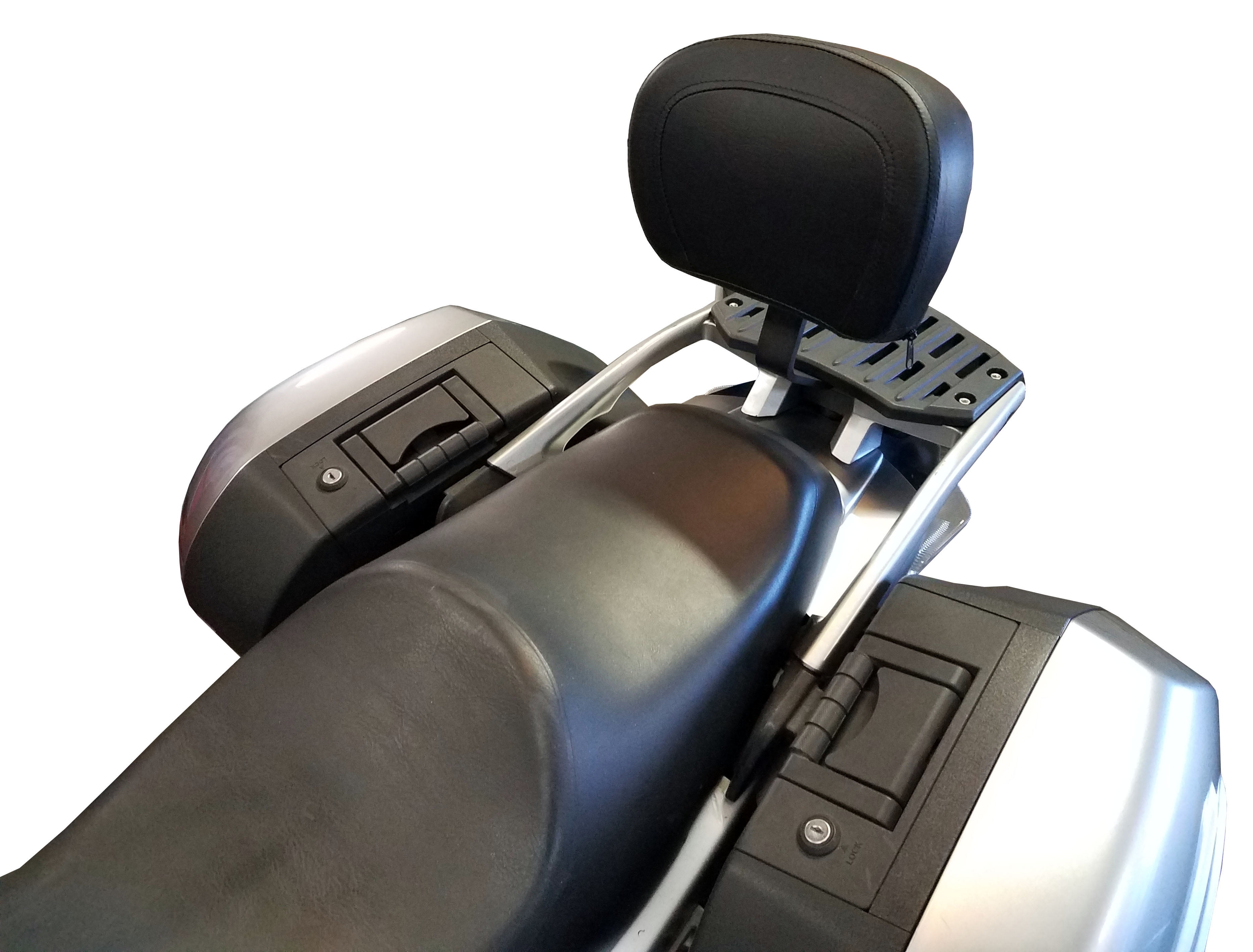 motorcycle passenger backrest
