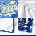 thumbnail image 6 of Graduation Gifts 2024 Throw Blanket - Graduation Gifts for Him Her, Birthday Graduate Gift for Granddaughter from Grandma, College Graduation Blankets for Daughter Son Friends 50"x60", 6 of 6