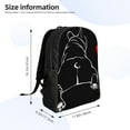 thumbnail image 4 of Disketp Animal Bulldog Mochila Unisex de Apertura Lateral Completa, Mochila para Laptop para Escuela, Trabajo y Viajes, 4 of 8