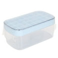 thumbnail image 1 of Ice Tray Stackable Large Capacity Household Summer Silicone Blue Ice Cube Mold with Lid Safe Non Toxic Dustproof, 1 of 14