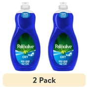 (2 pack) Palmolive Ultra Oxy Liquid Dish Soap, Deep Grease Cutting, No Soaking Needed, 42 fl oz