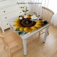 thumbnail image 2 of BANET Custom Fitted Tablecloth , Add Personal Picture Text Polyester Tablecloths, Customizable Table Cover for Holiday Banquet Picnic Gift,, 2 of 7