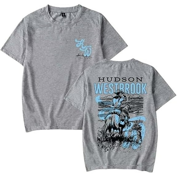 Hudson Westbrook 2025 T-shirt Retro Fashion Short-sleeved Neutral Summer Trend Casual Tops