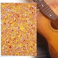 thumbnail image 4 of Golpeador de guitarra, lámina de plástico, placa de protección, accesorios para instrumentos musicales, perlas amarillas y rojas, 4 of 12