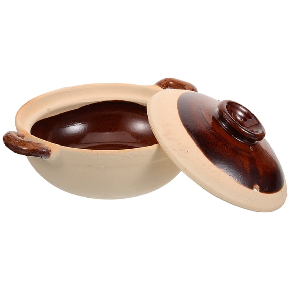 ONAPARTER Hot Pot Kitchen Essentials Clay Pots for Cooking Cookware Household Stockpot Stew Chafing Dish （As Shown）