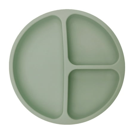 

BPA-Free Silicone Sucker Divided Plate Mat Infants Self Feeding Non Slip Bowl