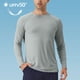 thumbnail image 1 of pstuiky mangas largas para hombre, Protector solar de color sólido para hombre, ligero, transpirable, de manga larga. Tops de hombre s, 1 of 7