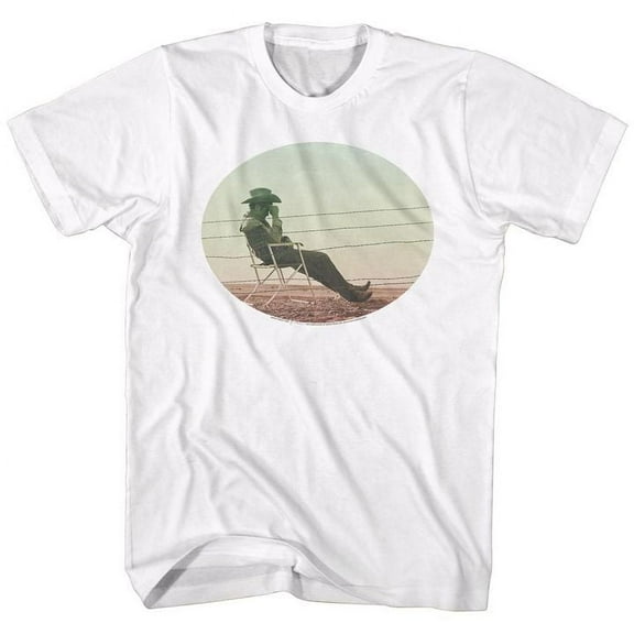 James Dean Waiting White Adult T-Shirt 5Xl