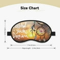 thumbnail image 4 of Salouo Follow Your Dream Dreamcatcher Print Sleep Mask Eye Cover, 1-Pack Eye Masks Washable Sleeping Eyeshade Block Sleep Shade Cover Light Reduces Puffy Eyes Traveling Gifts, 4 of 7