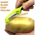 thumbnail image 3 of Potato Peeler Swivel Vegetable Peeler Super Sharp Series Stainless Steel Blade Fruit Peeler Veggie Peeler Kitchen Peeler Apple Peeler Carrot Peeler Cucumber Peeler, 3 of 5