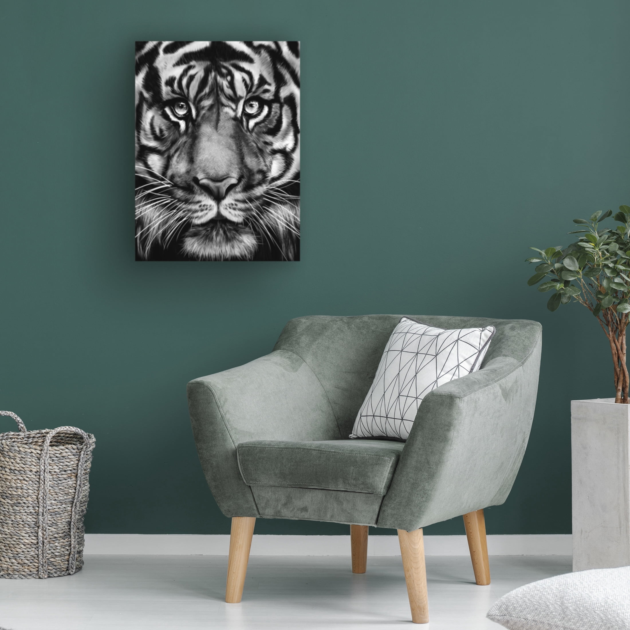 Trademark Fine Art Gabriella Roberg Tiger Canvas Wall Art