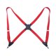 thumbnail image 1 of Minnieouse Hombres Mujeres Brace Moda coreana Fácil de combinar Universal Elegante Color sólido Elástico Tirantes traseros con 2 clips Accesorios de disfraces Rojo, 1 of 6