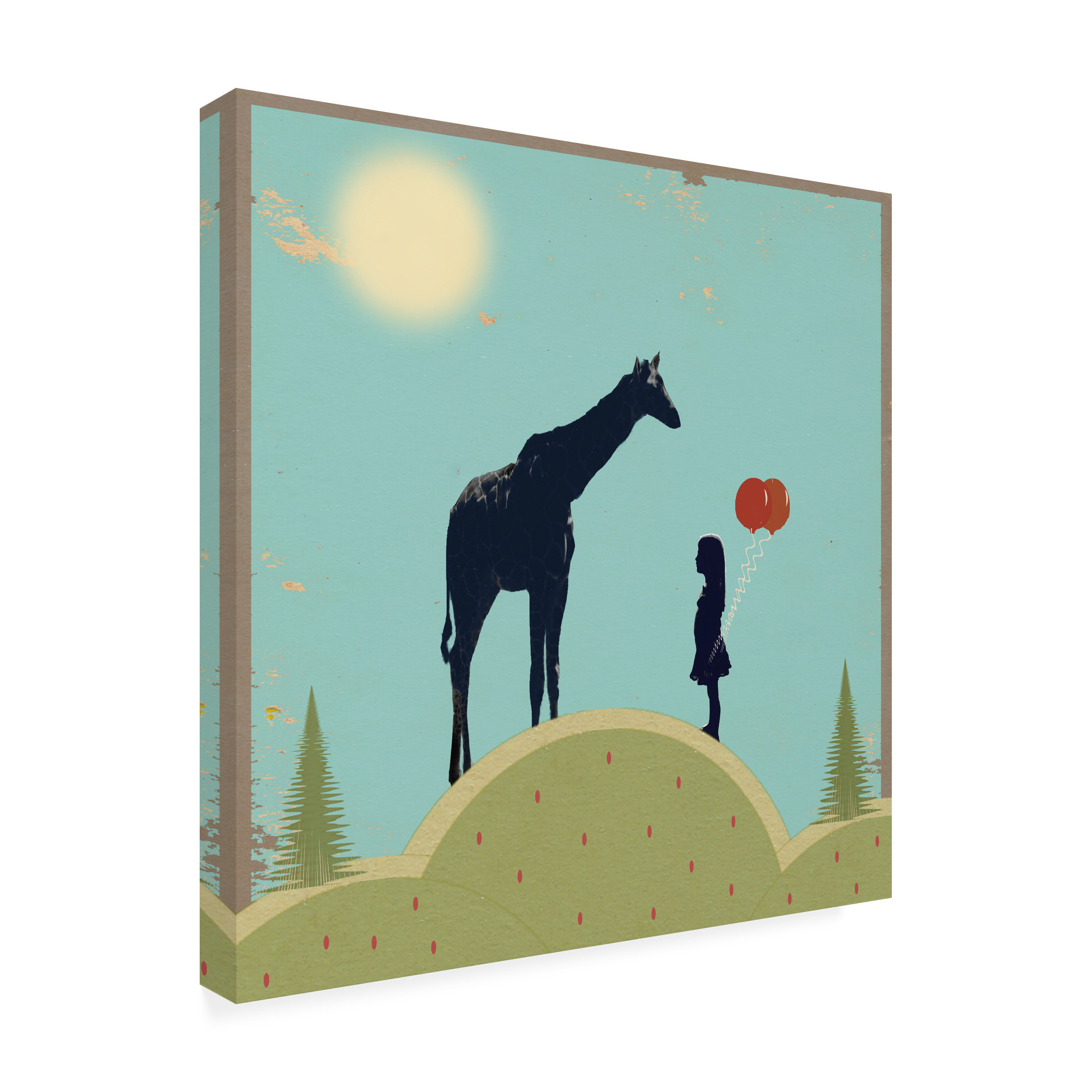 Trademark Fine Art 'The Meeting' Canvas Art by Tammy Kushnir